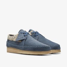 Scarpe uomo Clarks Originals Weaver scamosciate blu navy taglia UK 9G/43