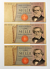 ITALIA TRE BANCONOTE 1000 LIRE
