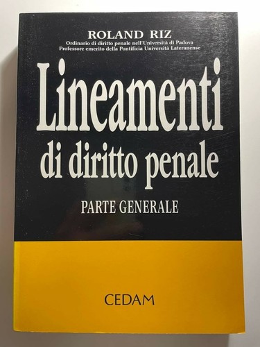 Riz lineamenti di - riz, diritto