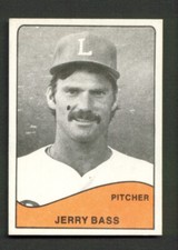 1979 TCMA Lodi DODGERS #16 JERRY BASS Macon GEORGIA