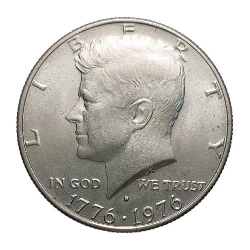 Moneta mezzo dollaro usa - dollaro, 1976