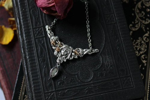 Collier décoré swarovski - collier,