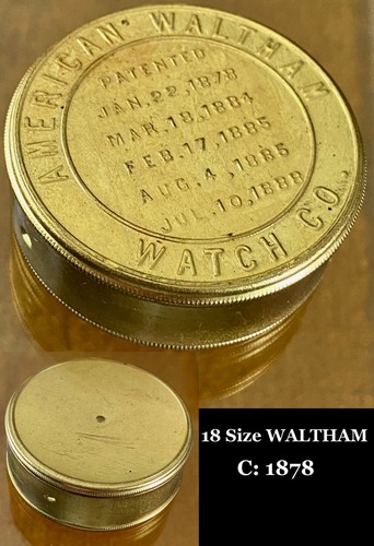 1878 american waltham watch - waltham, co
