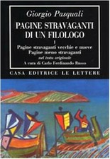 Pagine stravaganti di un
