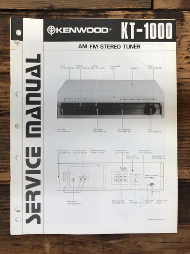 Kenwood 1000 tuner manuale - kt-1000,