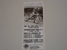 advertising Pubblicità 1975 ANCILLOTTI 125 CROSS CADETT