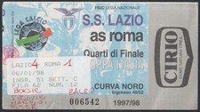 BIGLIETTO STADIO TICKET  LAZIO