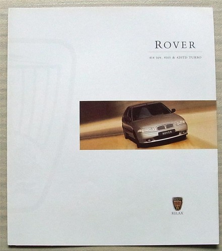 Brochure vendita auto rover - vendita,