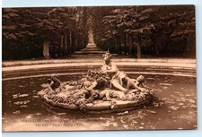 Cartolina d'epoca Versailles Flore Spring Tuby statua giardino Francia