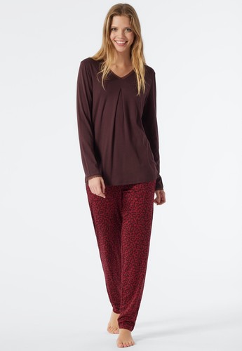 Pigiama donna lungo schiesser - pigiama,