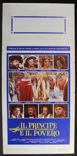IL PRINCIPE E IL POVERO - Keighley - Mauch, Flynn - LOCANDINA ORIGINALE 1977
