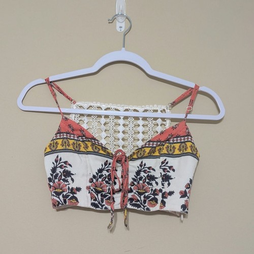 Camicia boho floreale crop - boho,