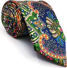 Cravatta uomo seta paisley