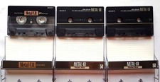 3 Cassette audio SONY METAL-XR varie durate USATE (lotto n.15)