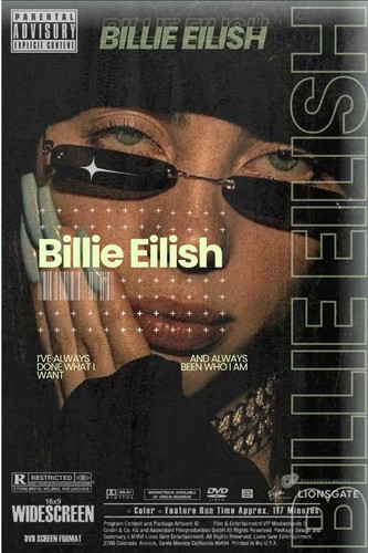 Billie eilish poster arte - eilish,