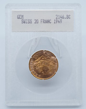1949 B Oro Svizzero 20 Franchi