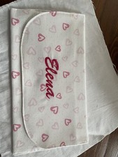 Porta bavaglino ricamato a