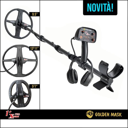 Metal detector vlf golden - vlf, mask
