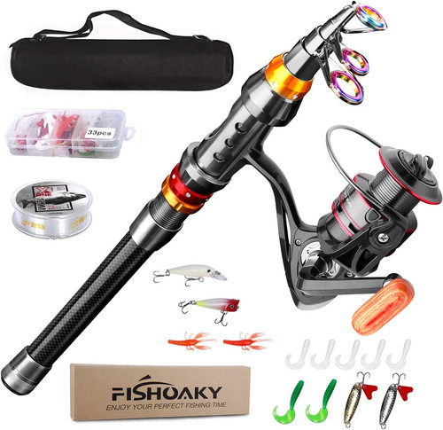 Canna pesca telescopica in - pesca,