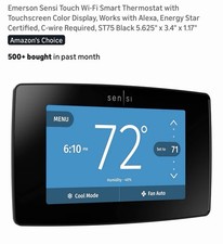 Termostato touch Emerson Sensi
