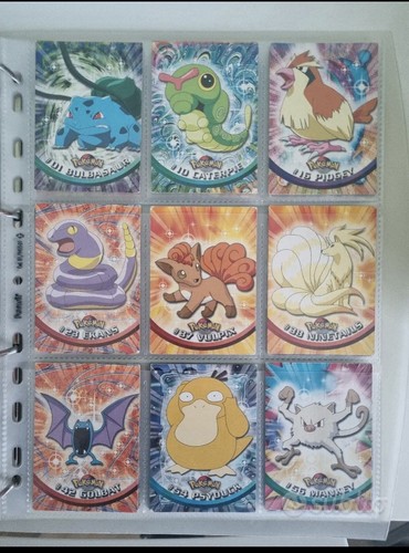 Lotto pokémon topps 1999 tv - lotto,
