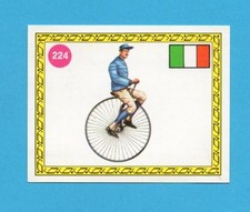 SPRINT '72-PANINI-Figurina n.224-MONOCICLO-ITALIA 1882 -Recuperata