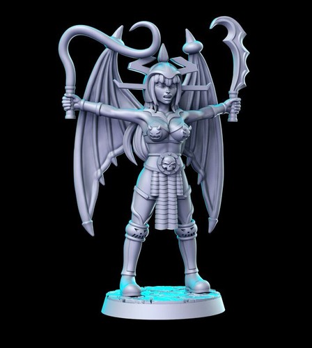 Gargoyle femminile miniatura