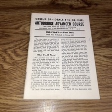 Autobridge Advanced Course