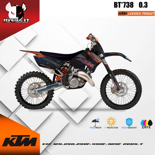 Kit grafiche opache per ktm - kit,