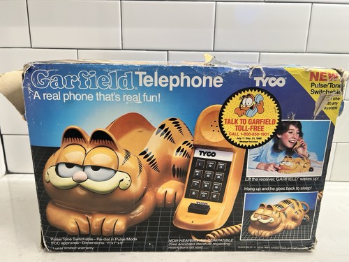 Telefono tyco garfield vintage - telefono,