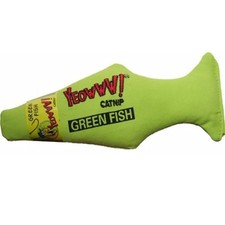 YEOWWW! Catnip Green Fish