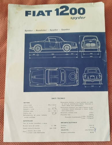 Fiat 1200 spider - fiat,