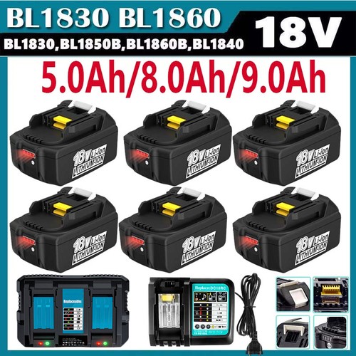 Batteria 18v 0ah per makita - 18v/9.0ah,