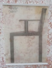 Poster Design Vintage Semitrasparente Sedia Teatro Molteni & C Vintage 1984