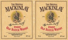 11686-ETICHETTE PUBBLICITARIE, LIQUORI,THE ORIGINAL MACKINLAY, OLD SCOTCH WHISKY