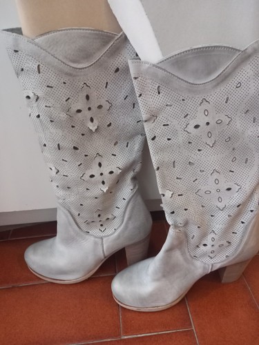 Stivali vera pelle - ,