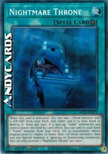 NIGHTMARE THRONE (Trono Dell'incubo) • Segreta Prismatica SP • MP25 EN072 • 1Ed