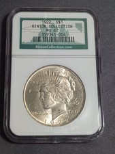 1922 S$1 DOLLARO DELLA PACE