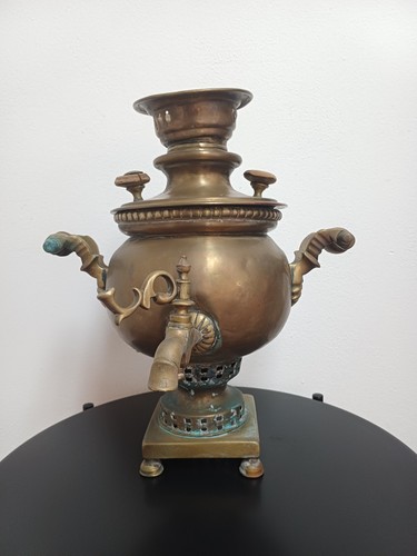 Antico samovar russo - russo, d'epoca