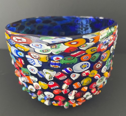 Vaso murrini cobalto - cobalto, vetro