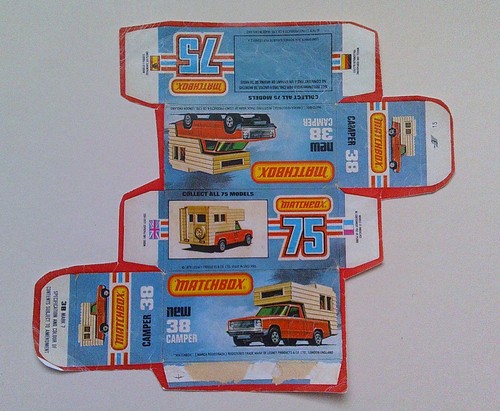 Modello per repro box matchbox - modello,