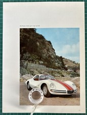 Rara Pubblicita’ ALFA ROMEO GIULIA Sport Coupe’ Speciale Pininfarina del 1966