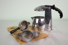 Macchina Caffé TRIMEL Ruffini Pressofusione 1952 Epoca Completa + Istruzioni