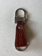 Portachiavi in pelle marrone