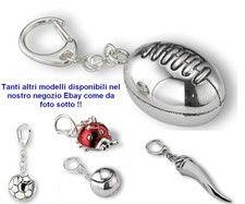 RUGBY BALL KEYCHAIN Cm.3Dx8.5H