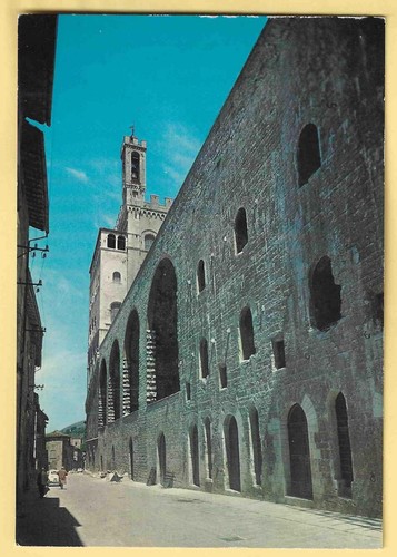 Cartolina italia gubbio - italia,