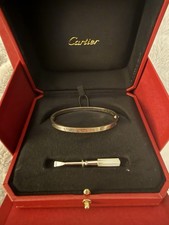 Cartier 18K White Gold Love