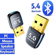Adattatore USB Compatto Bluetooth 5.4 - Wireless per PC Altoparlanti Mouse Tastiera