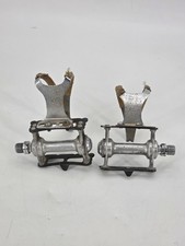 Pedali Vintage Campagnolo Record 9/16X20 Italia Argento Eroica Corsa Mikashima S