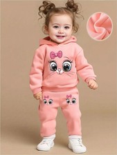 Carino set felpa con cappuccio